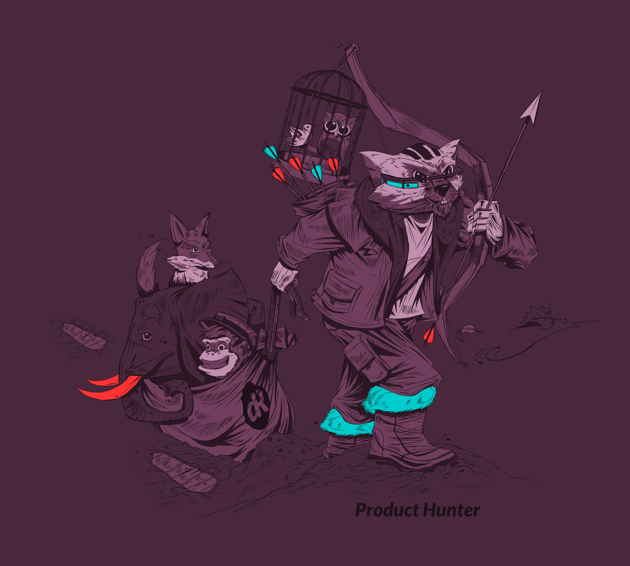 Product Hunter T-shirt (Men)