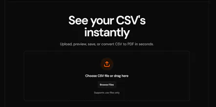 CSV2PDF gallery image