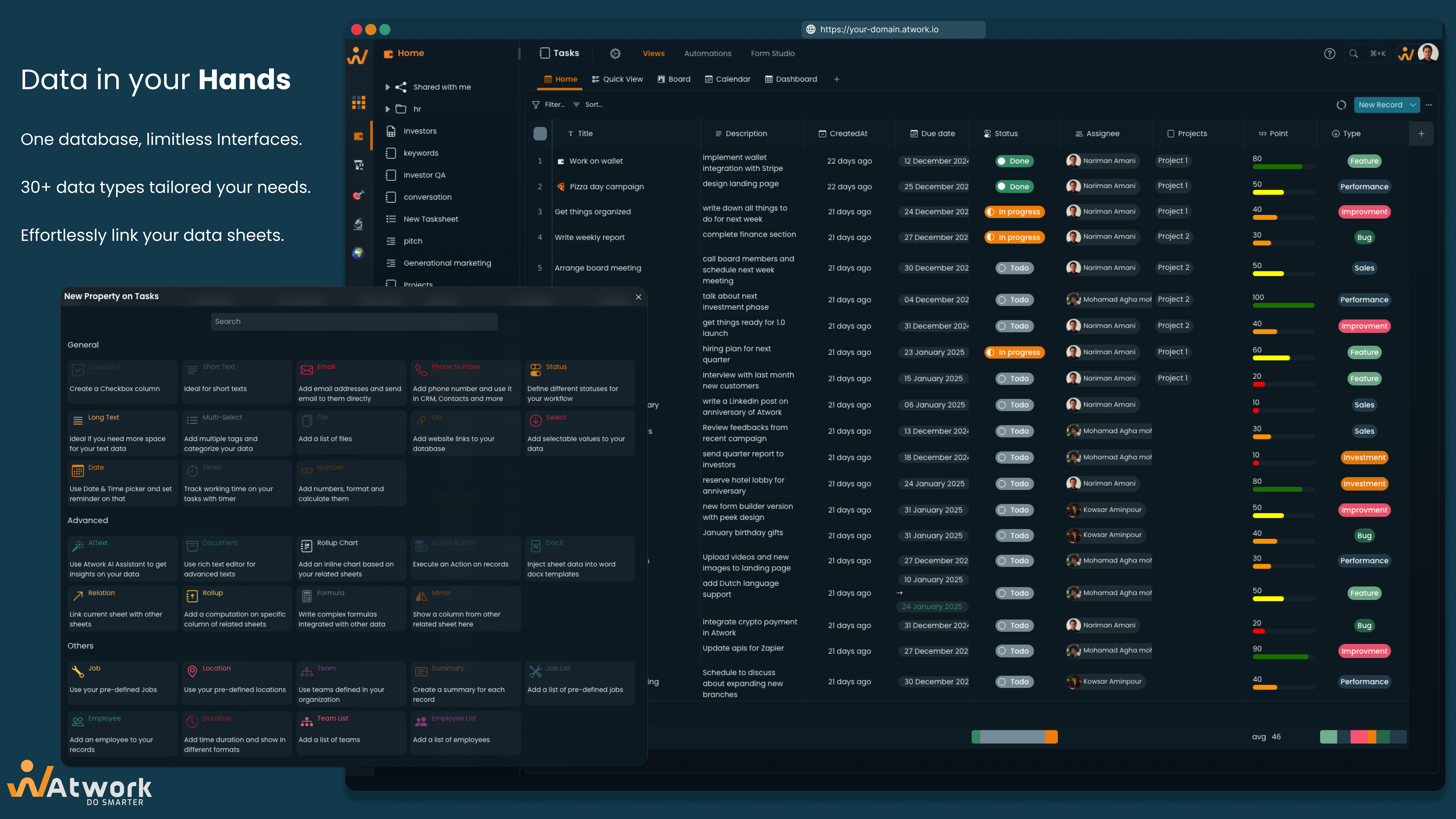Média Atwork 2.0 - Votre travail de travail, suralimenté par AI 2