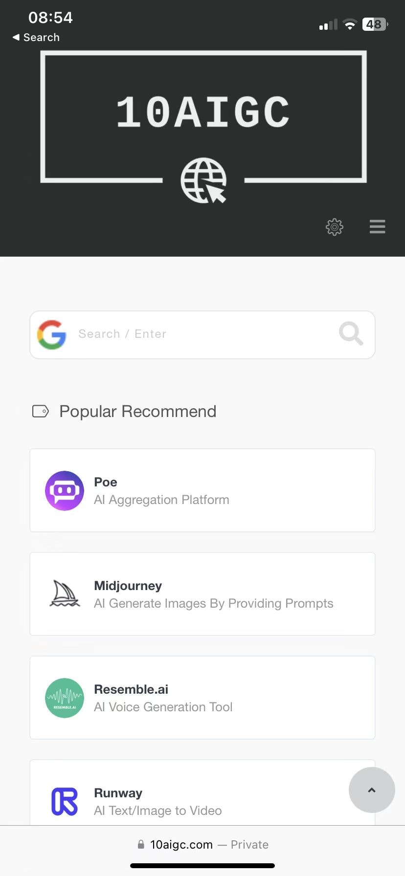 10aigc.com - Eine einfache AI -Tool -Navigationswebsite Medien 1