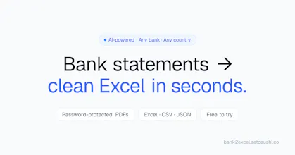 Bank2Excel gallery image