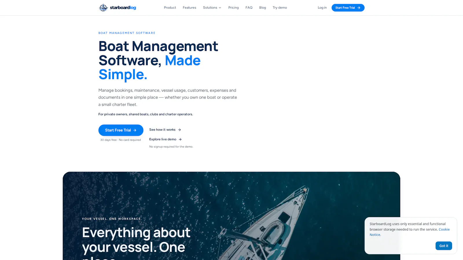 StarboardLog screenshot 1