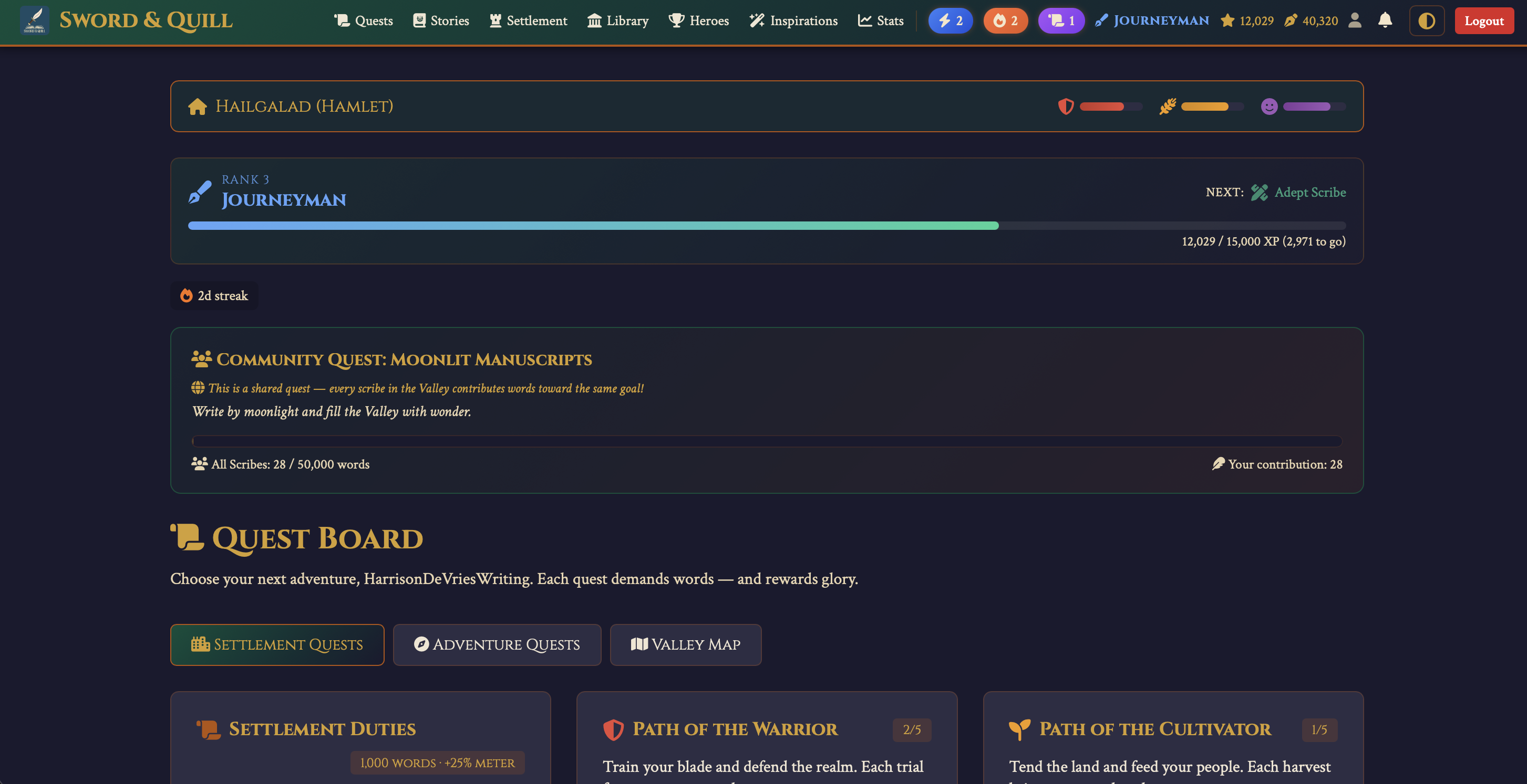 Sword and Quill media 3