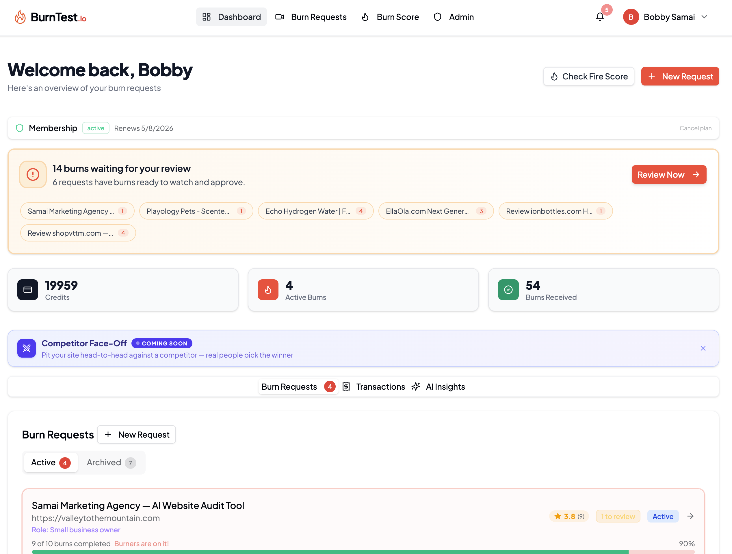 BurnTest.io gallery image