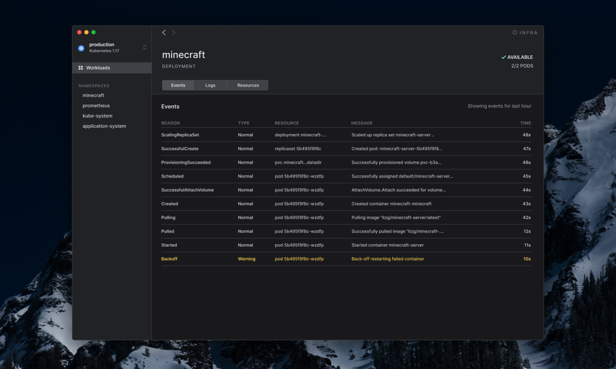 Infra.app gallery image