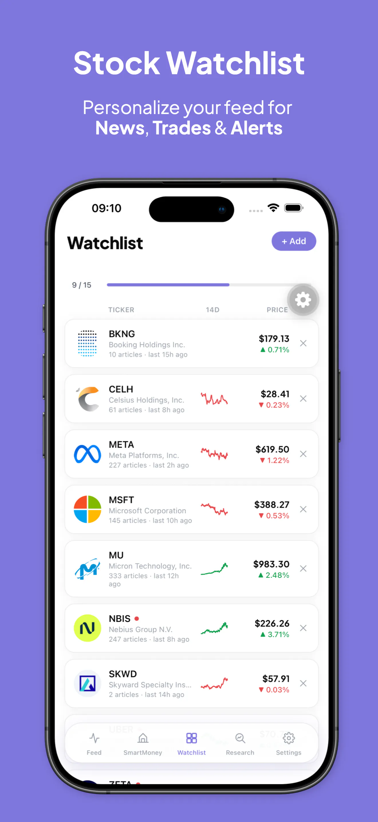 Sentex: Real-time Stock Intelligence gallery image