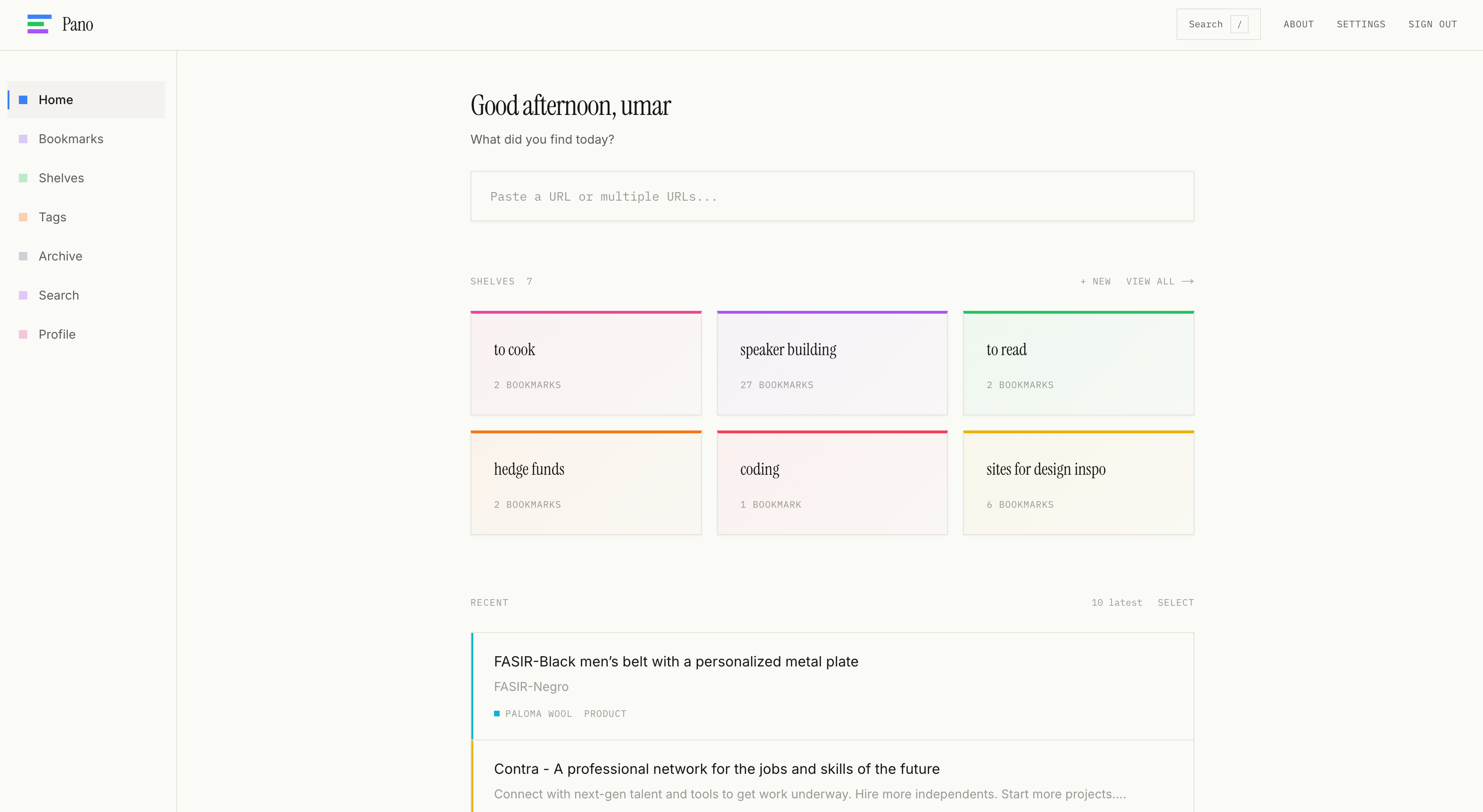 Pano - Main product screenshot demonstrating key features and user interface