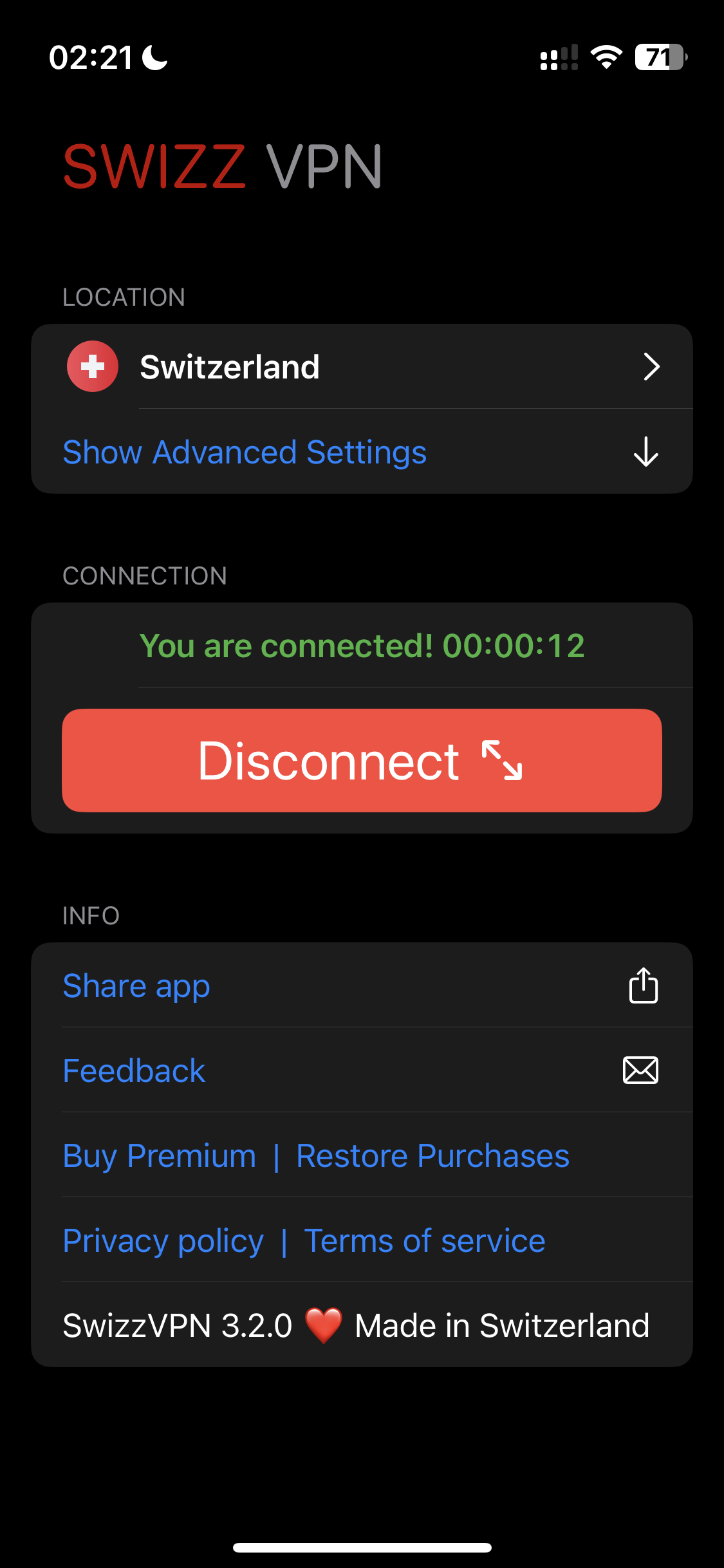Swizzvpn: VPN uit Zwitserland media 4