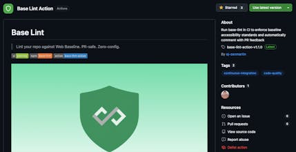 Base Lint gallery image