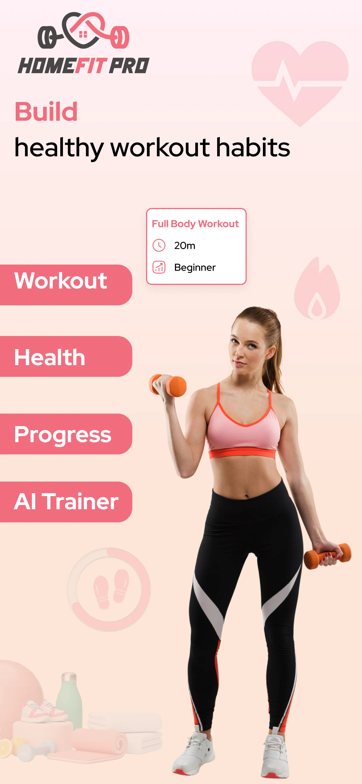 Workout for Women: HomeFitPro 截图 4