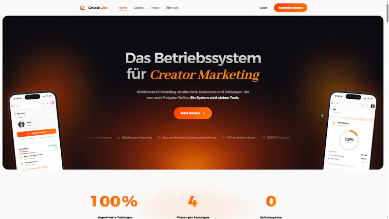 CreatrLabs · High End Creator-Deals screenshot 1