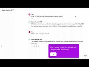 AI Stock Market Research Tool gallery image