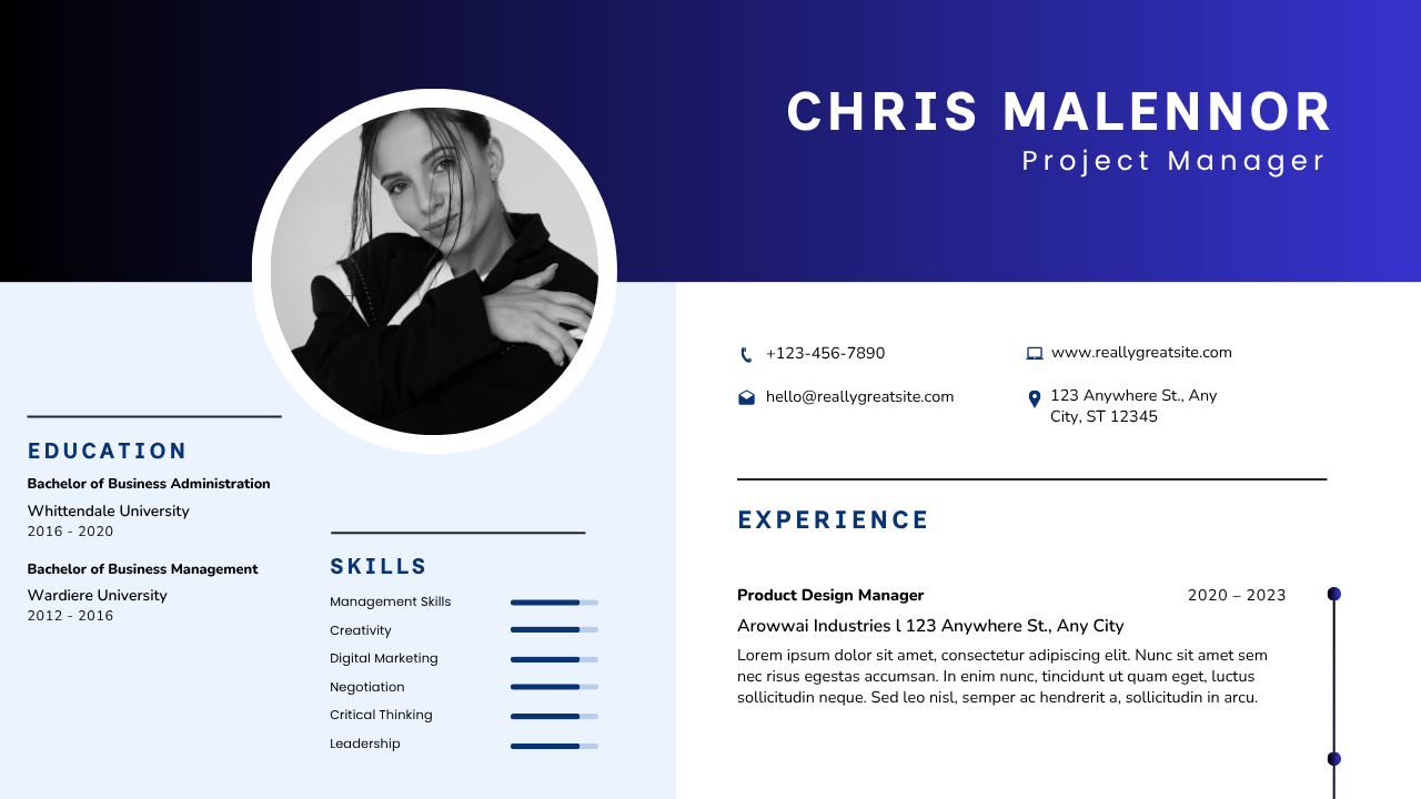 Professional Modern CV Resume  gallery image