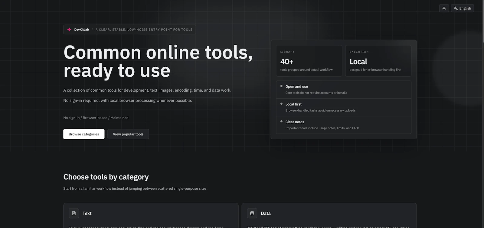 DevKitLab screenshot 1