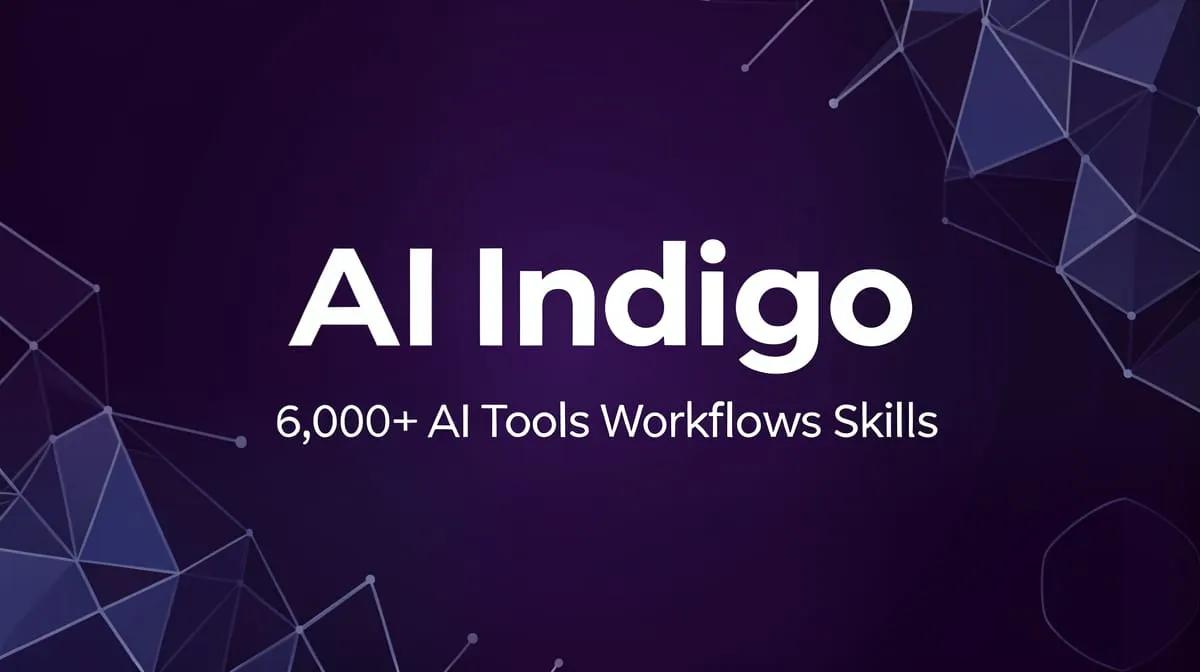 AI Indigo product banner