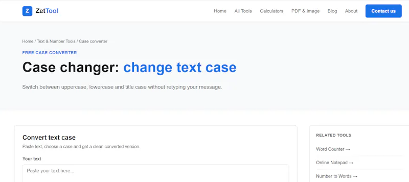 ZetTool screenshot 1