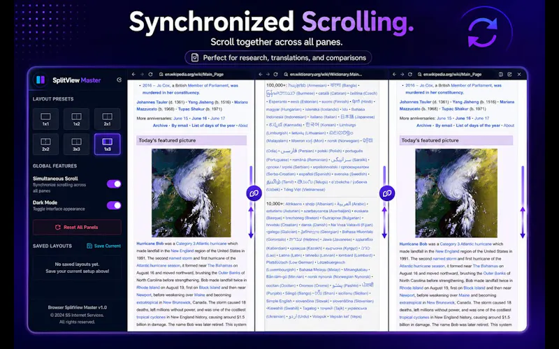 Browser SplitView Master screenshot 3