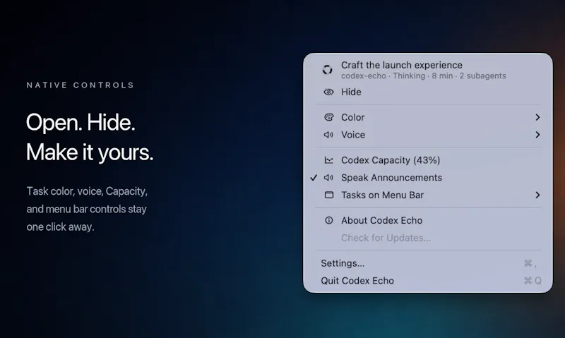 Codex Echo screenshot 4