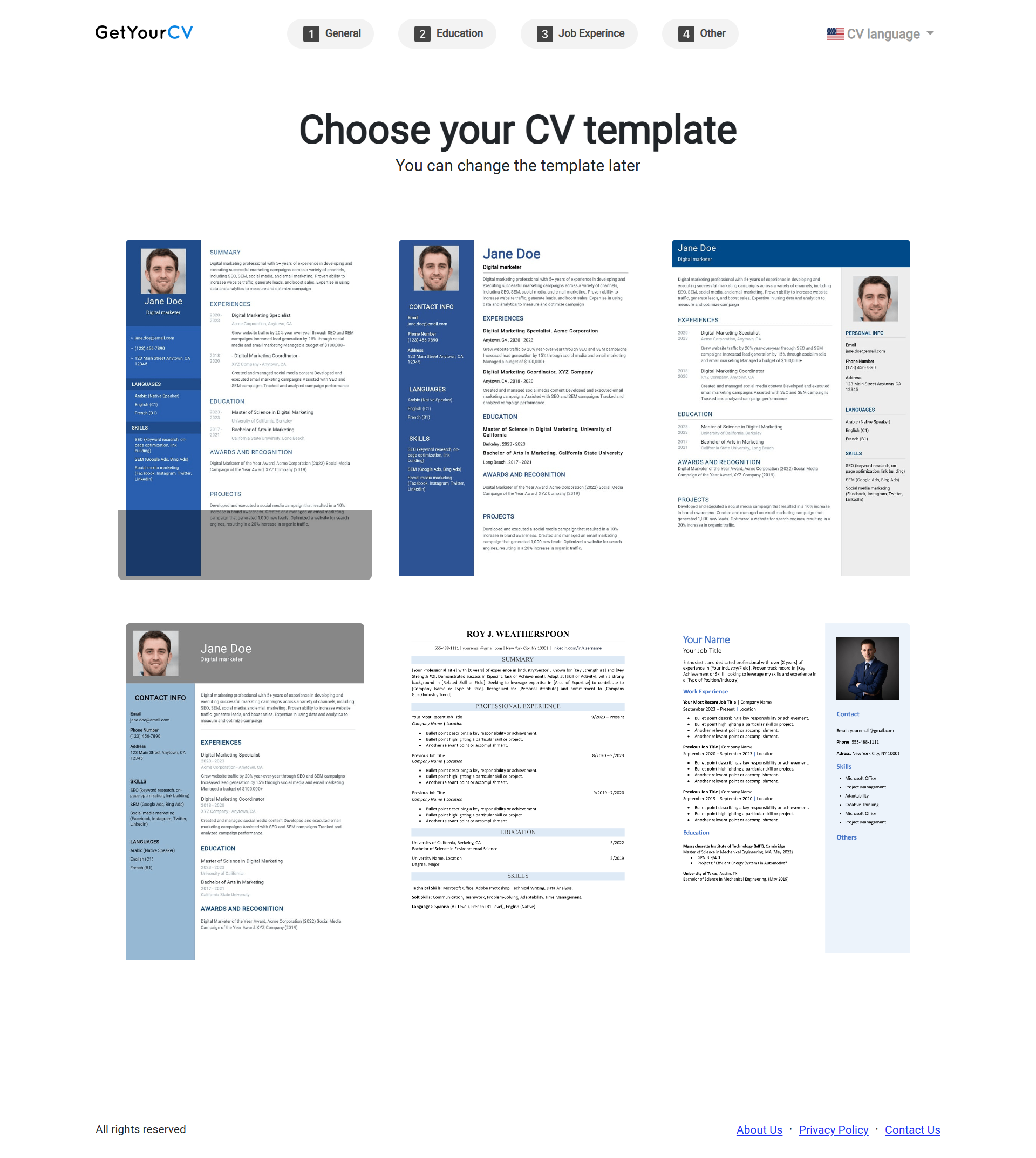 getYourcv - 履歴書 / cvをダウンロードするために二度と支払わないでくださいメディア4