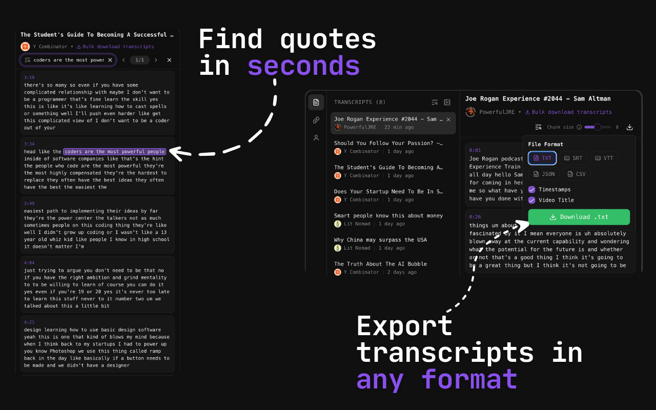 transcribr gallery image
