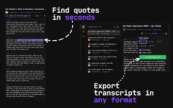 transcribr gallery image