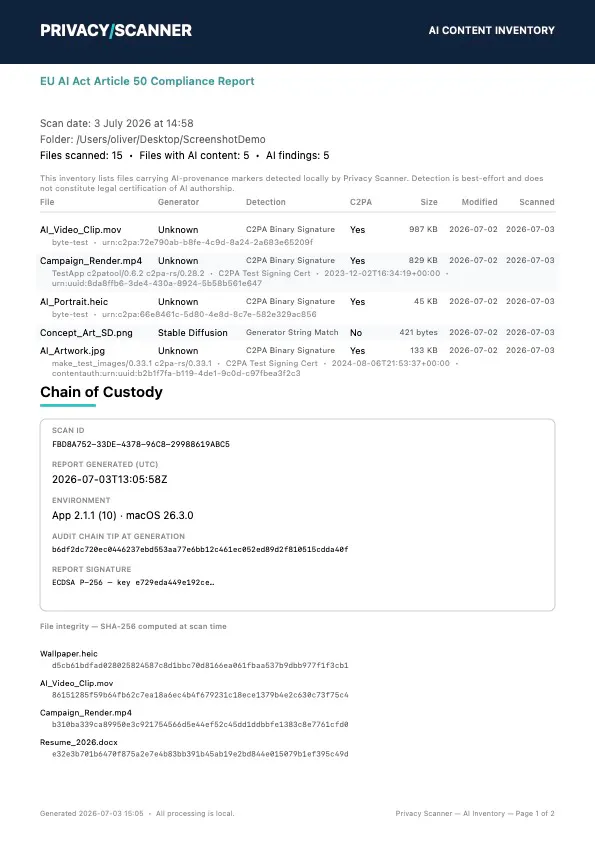 Privacy Scanner gallery image