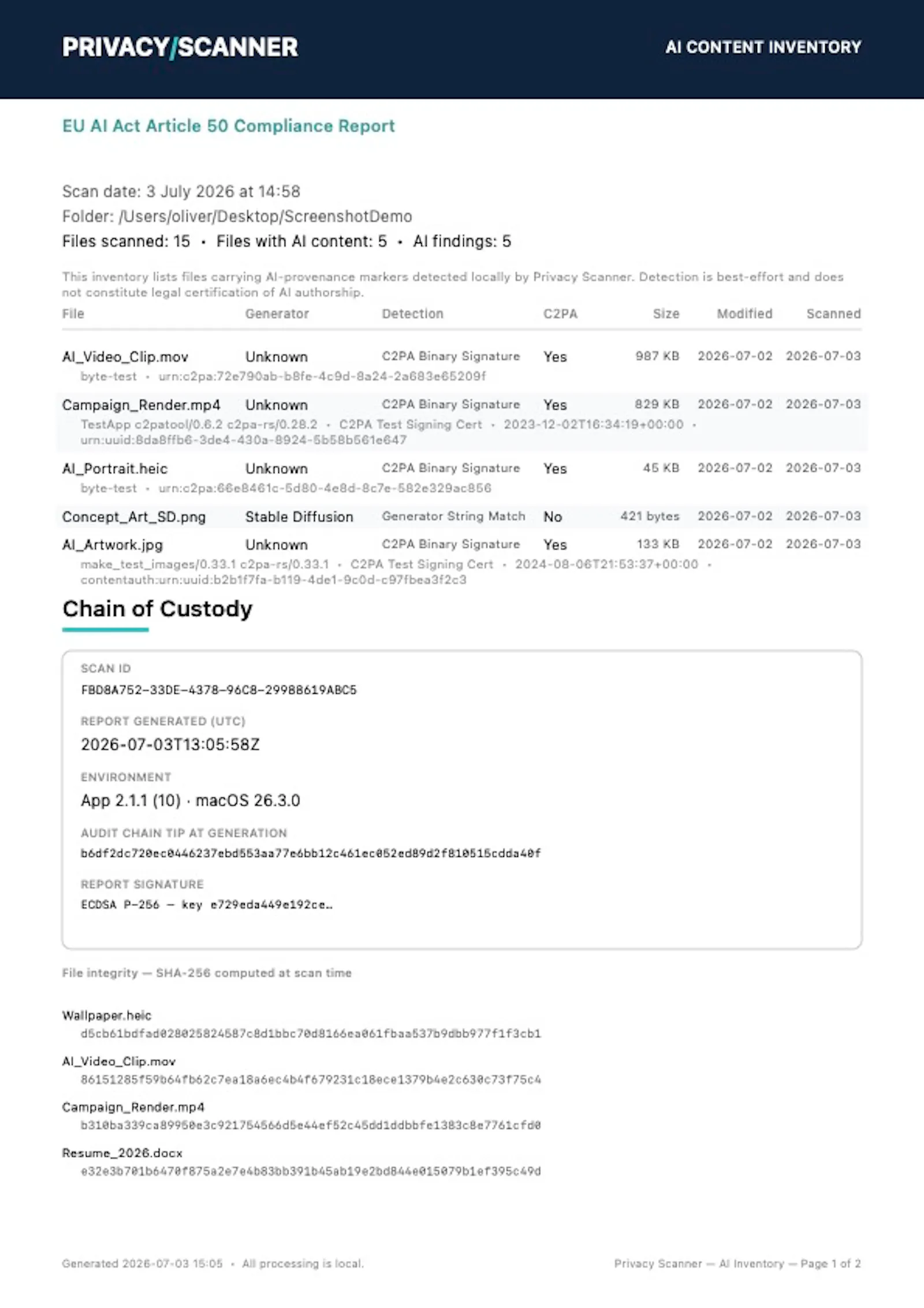 Privacy Scanner screenshot 7