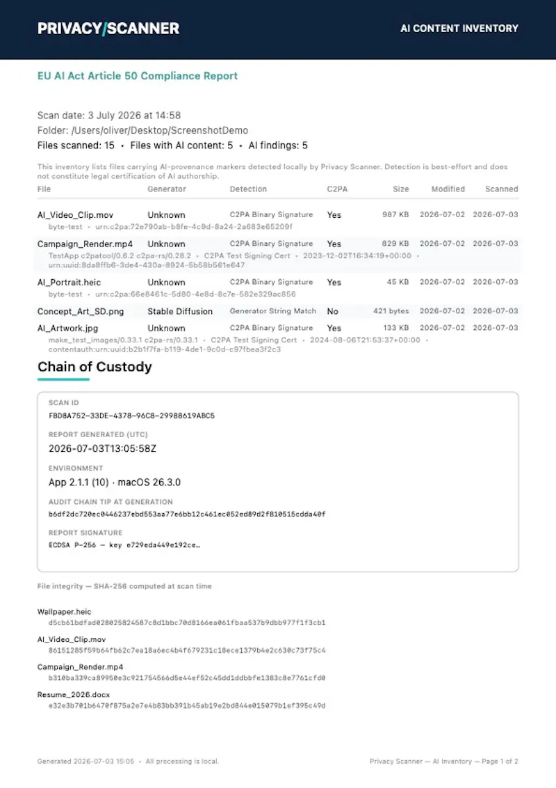 Privacy Scanner screenshot 7