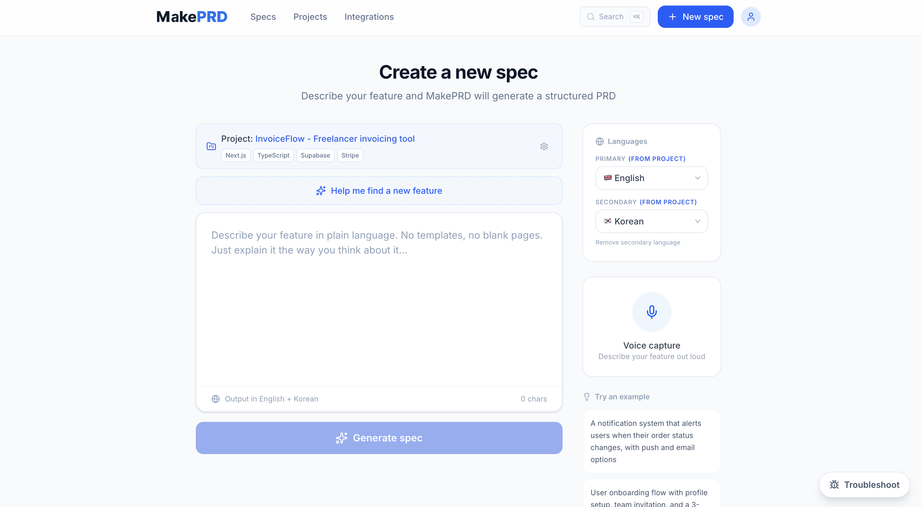 MakePRD gallery image