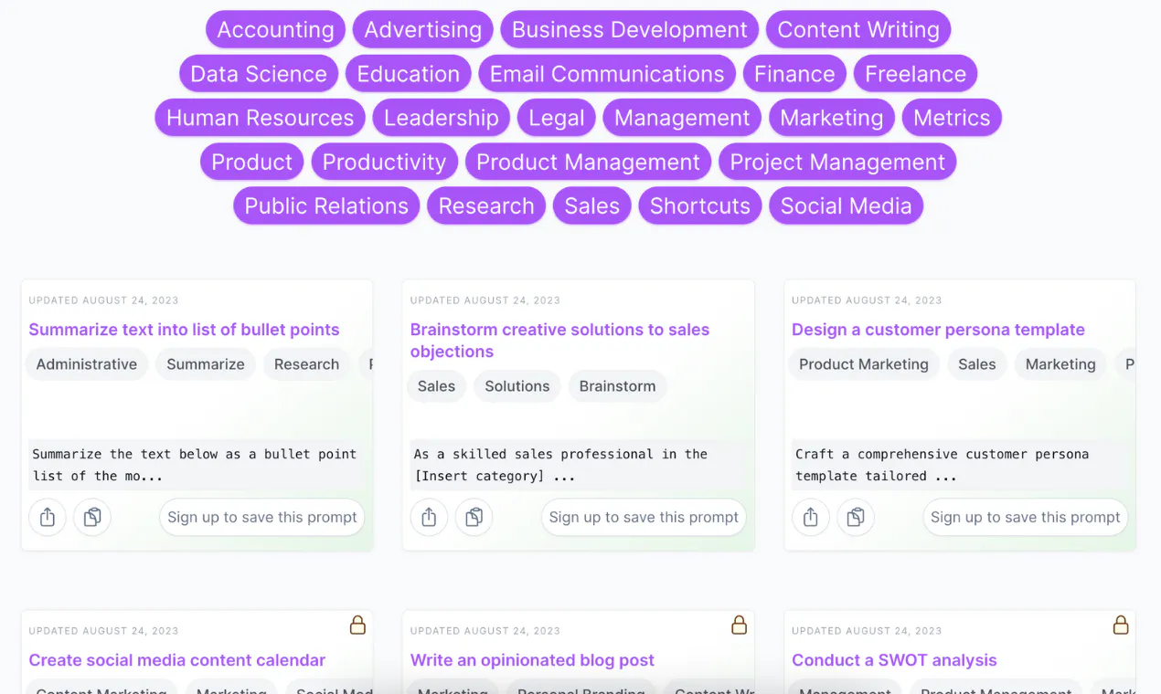 Job Prompts gallery image