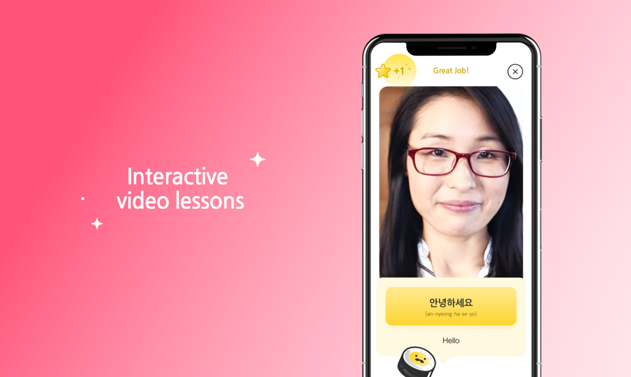 Kimbapp - Una aplicación para aprender coreano a través de lecciones y juegos interactivos media 2