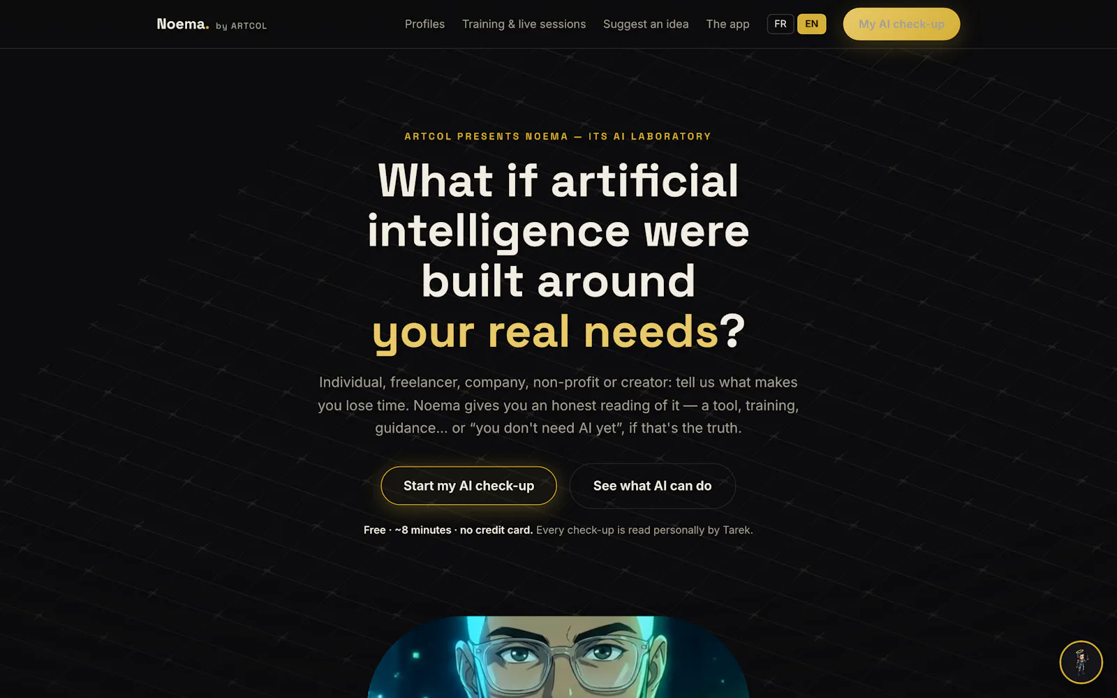 Noema — Free AI check-up in 8 min screenshot 1