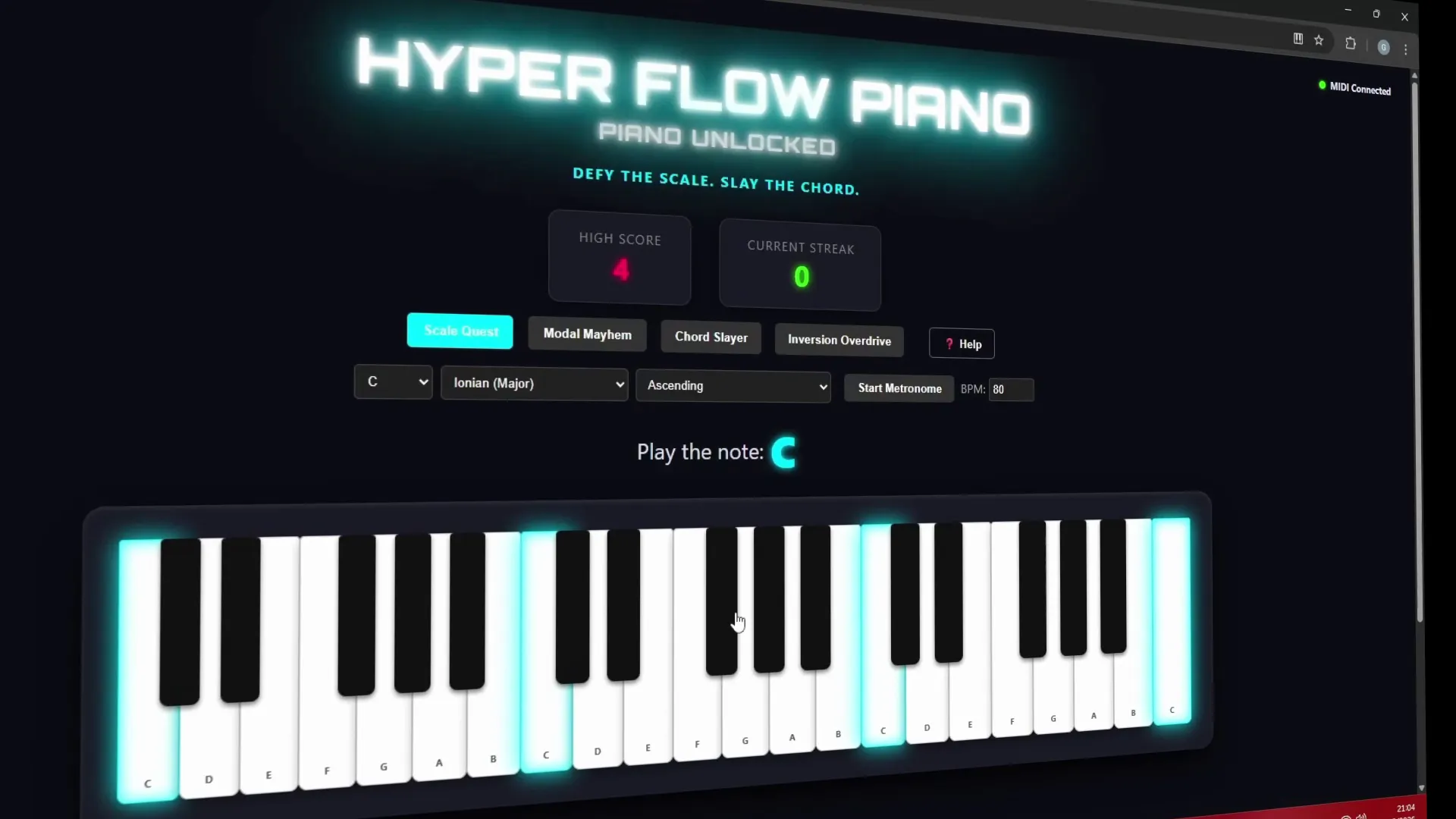 Hyper Flow Piano のプロダクトバナー
