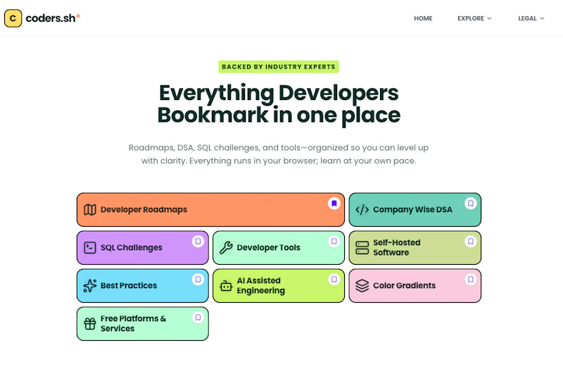 Coders.sh screenshot 1