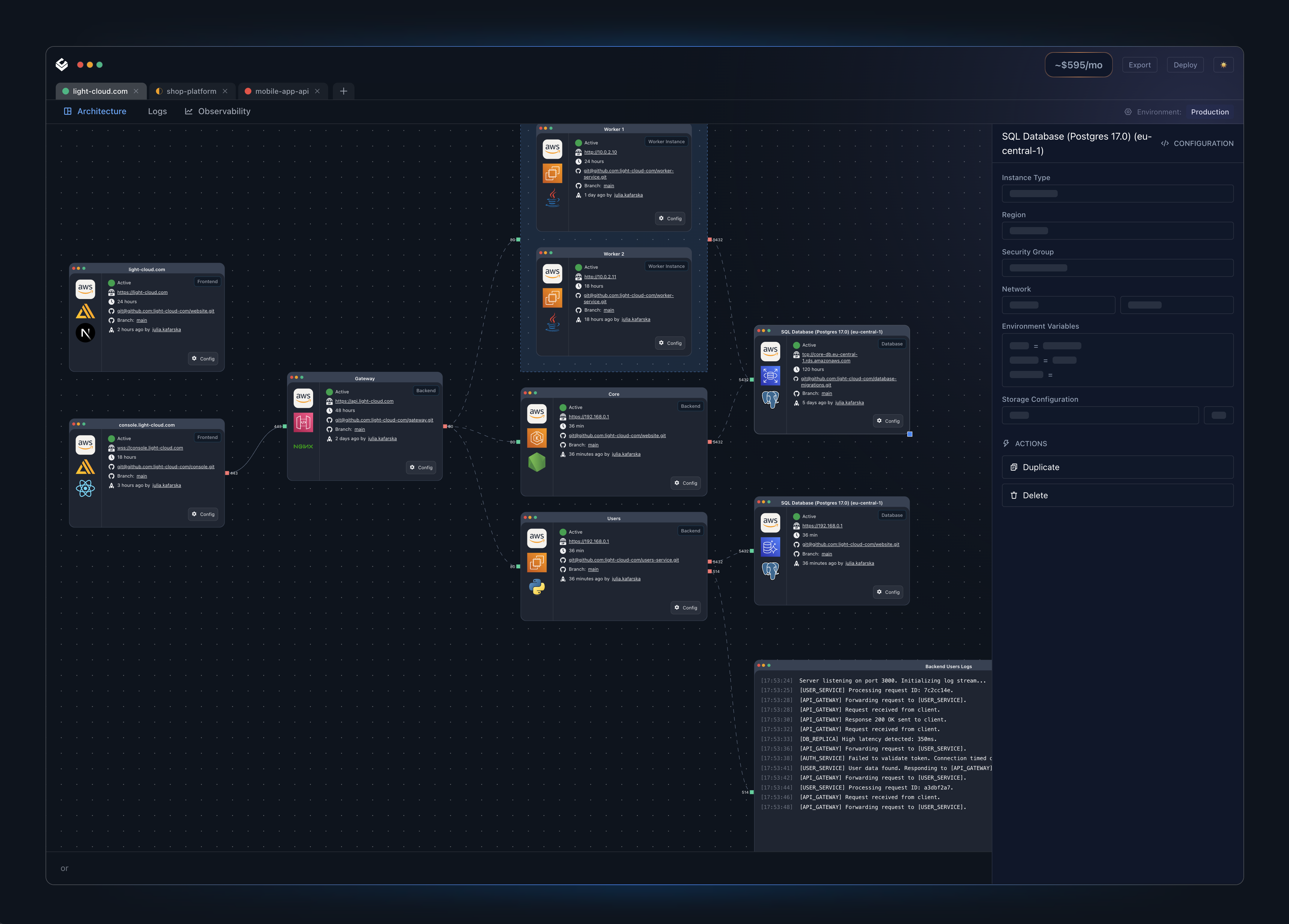 Light Cloud - Screenshot 3 showing product features and functionality