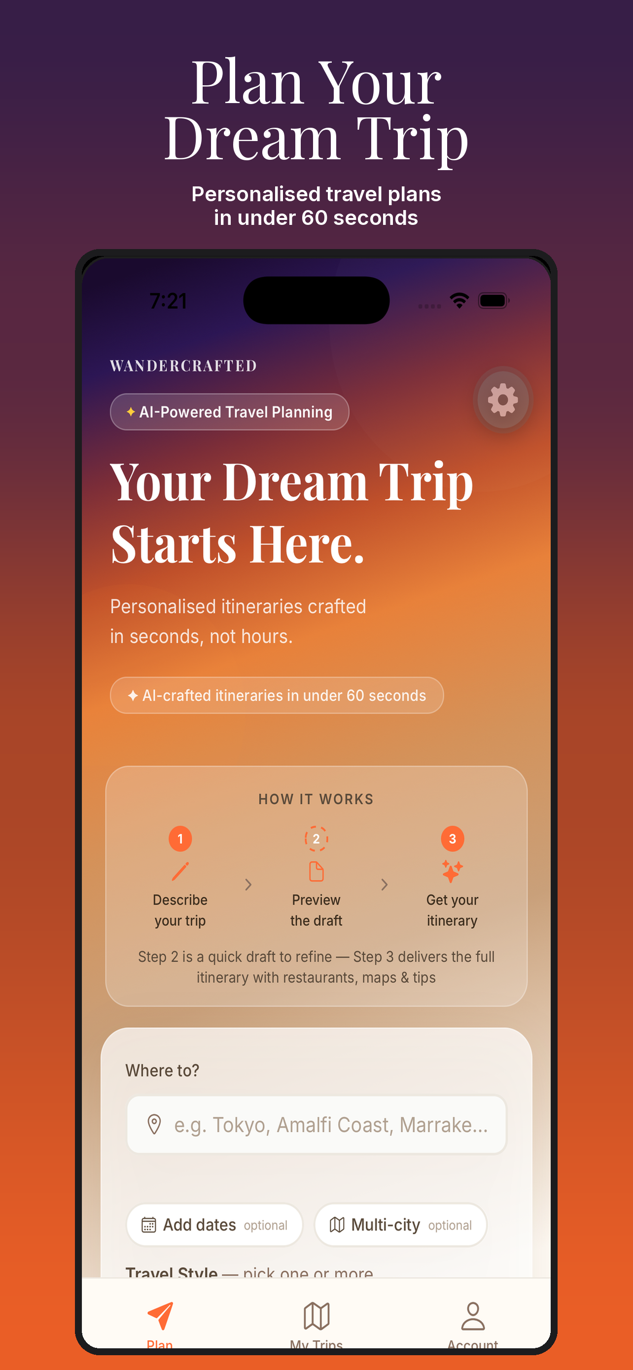 Wandercrafted for iOS gallery image