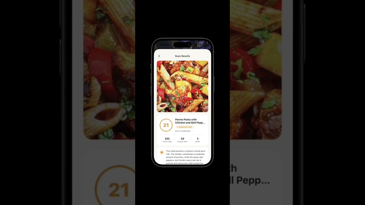 No Gout: AI Gout Food Scanner gallery image