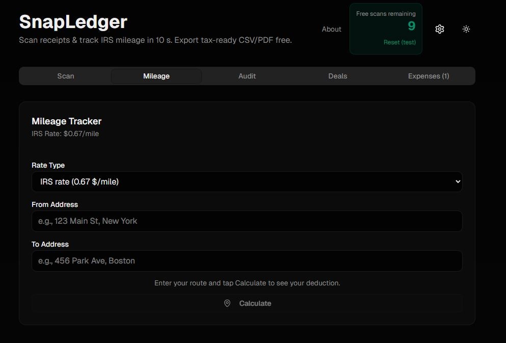 SnapLedger gallery image