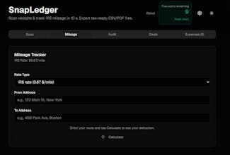 SnapLedger gallery image