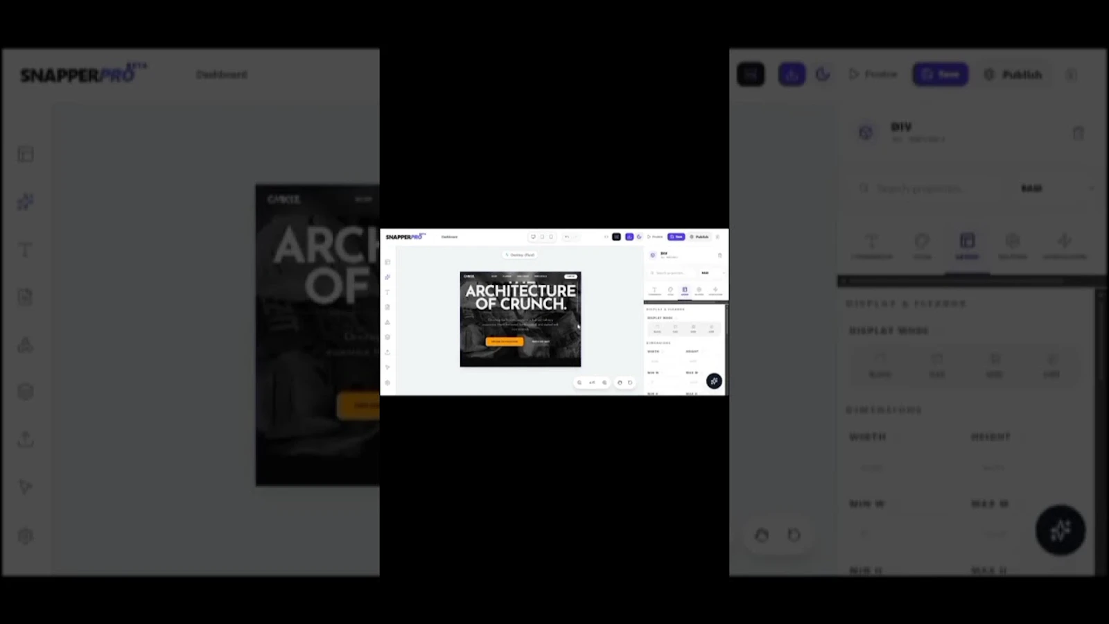 SnapperUI screenshot 1 (video preview)