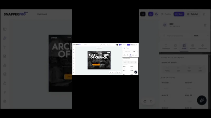 SnapperUI screenshot 1 (video preview)