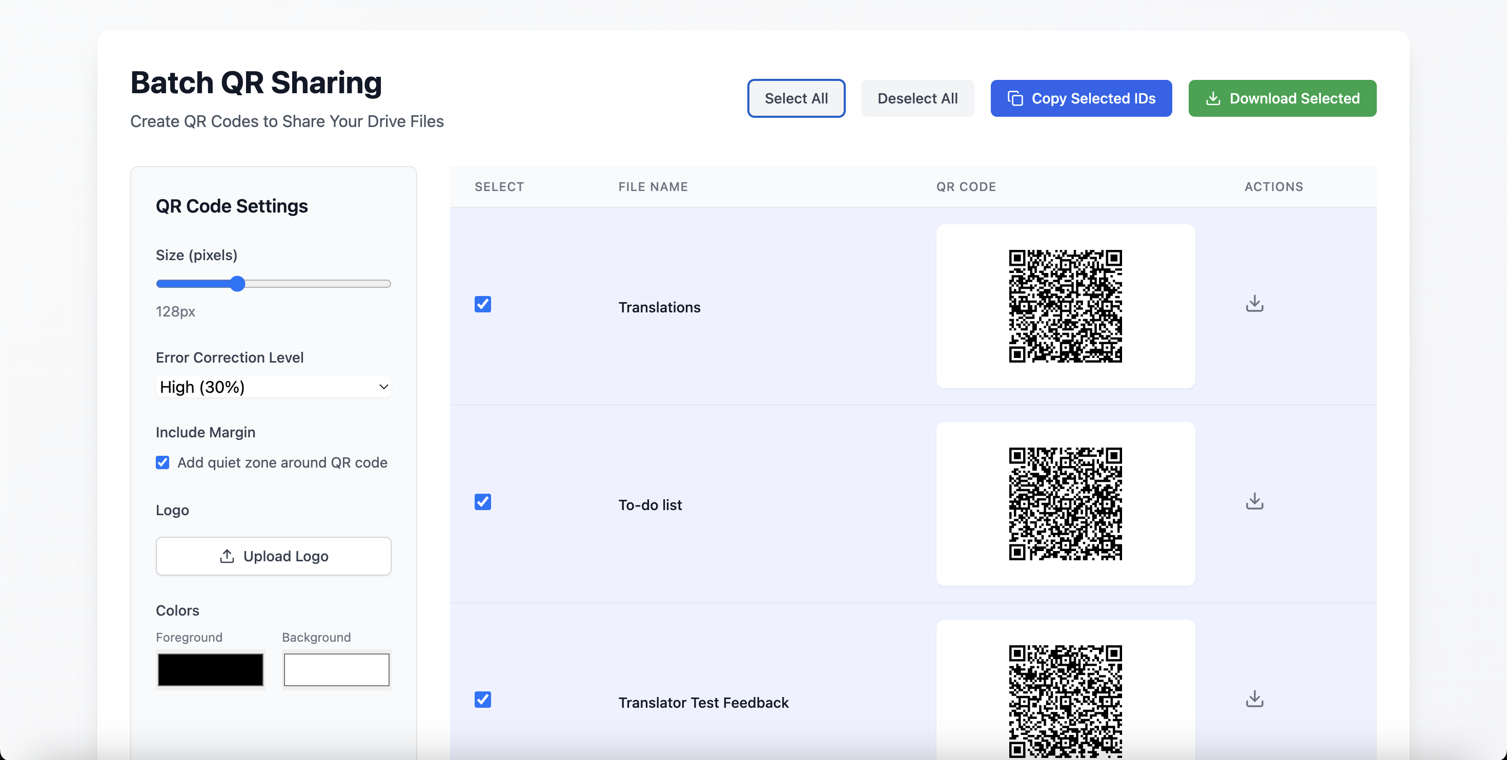 Toplu QR paylaşımı media 3