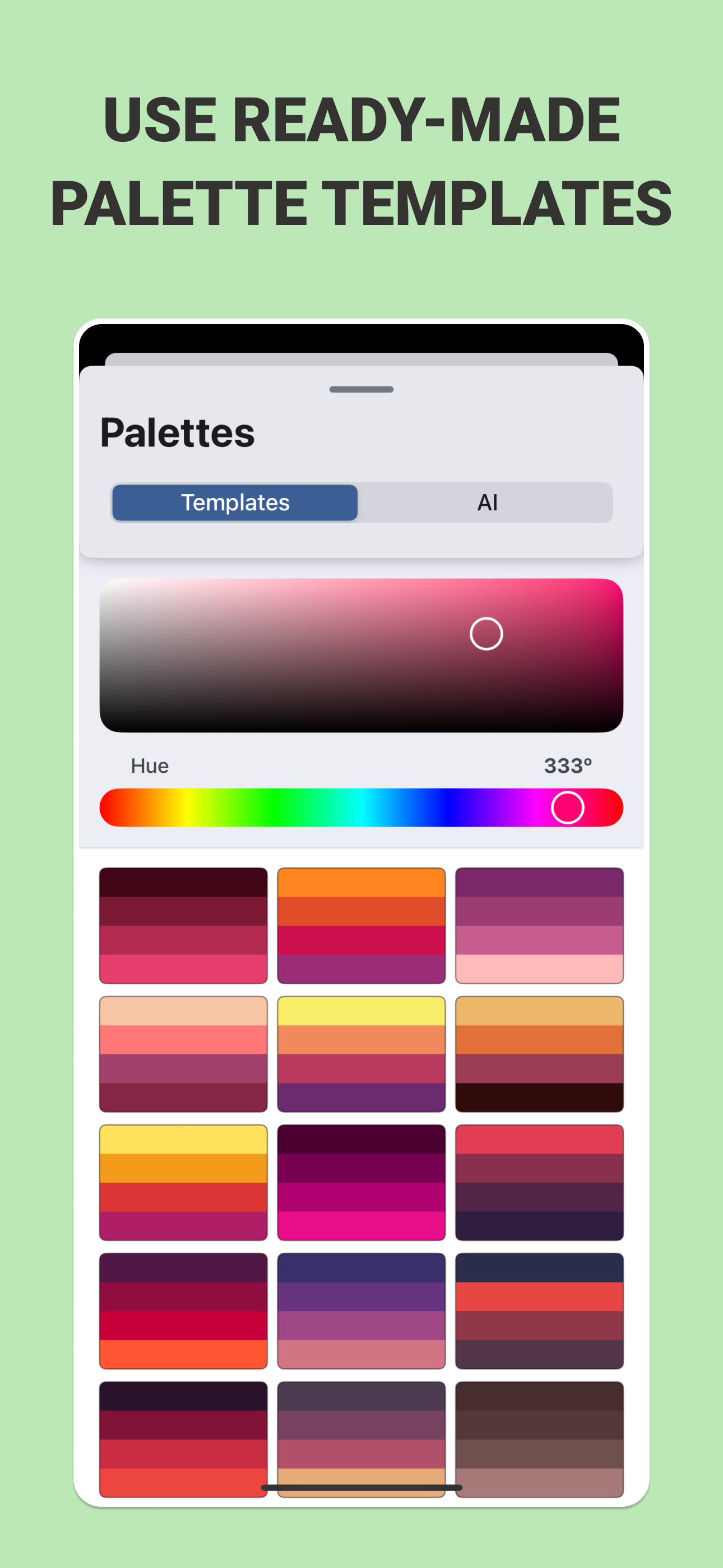 Colore e tavolozza - Cattura i colori, crea palette e organizzale facilmente. media 8