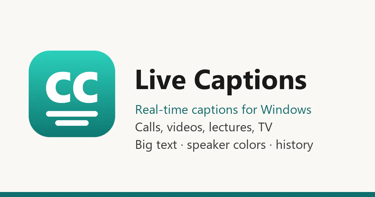 Live Captions & Transcribe gallery image