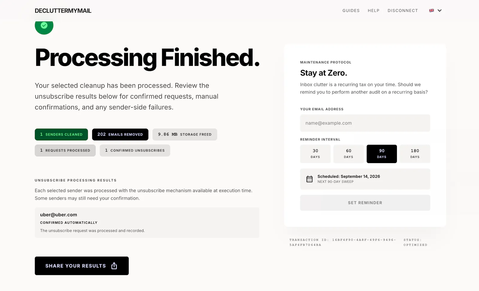 DeclutterMyMail screenshot 7