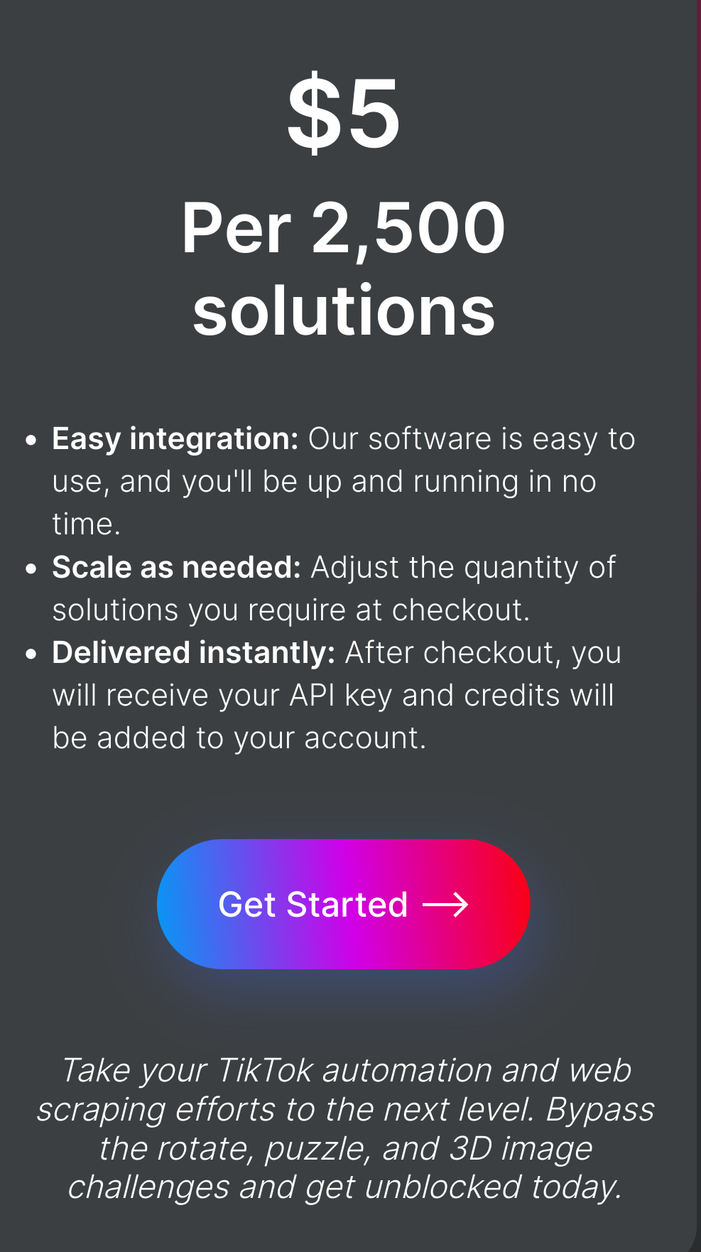 Tiktok Captcha Solver API media 2