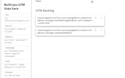 UTM Builder & Backlog media 3
