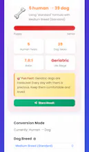 Dog Years Calculator gallery image