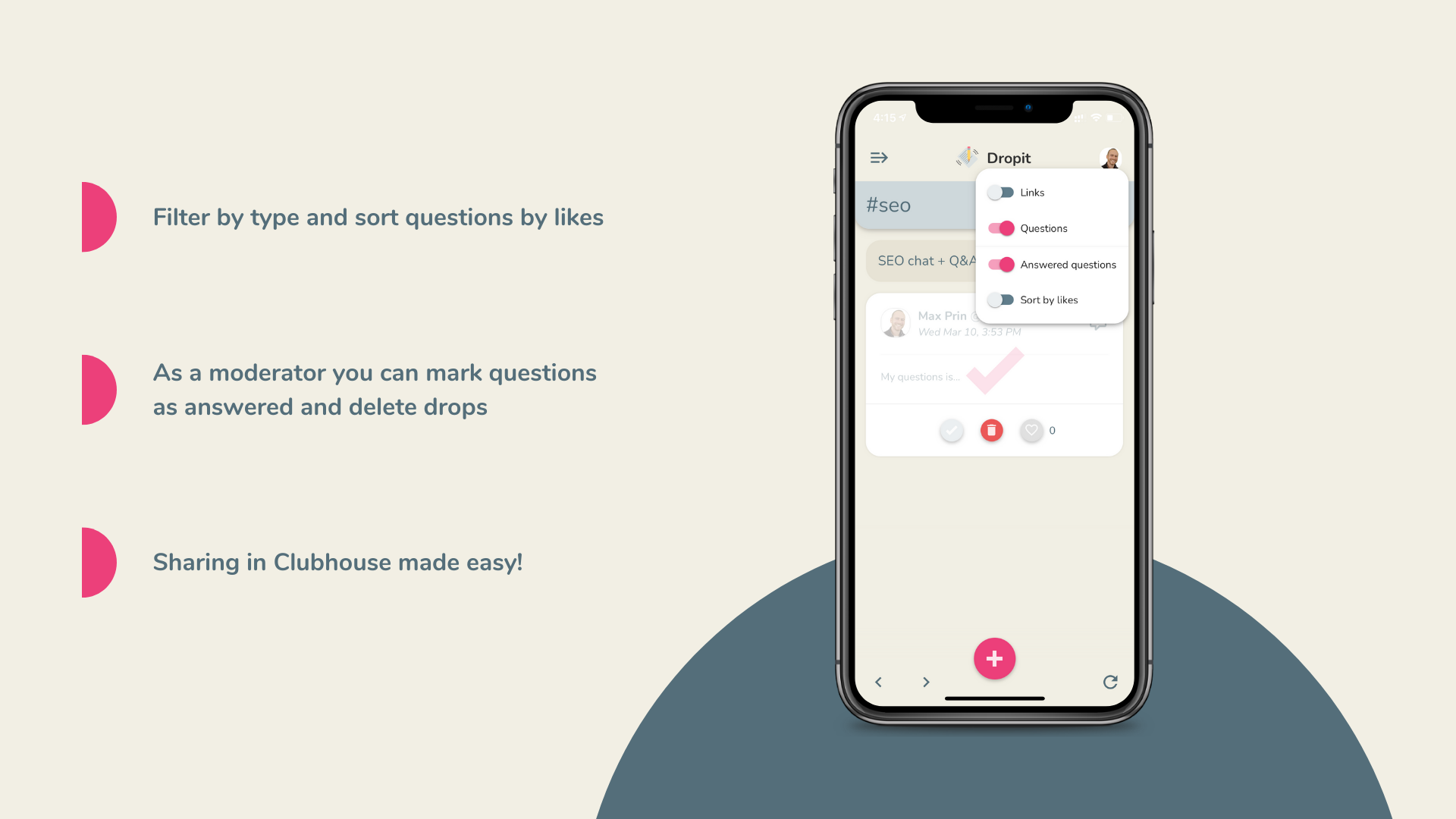 Dropit for Clubhouse gallery image