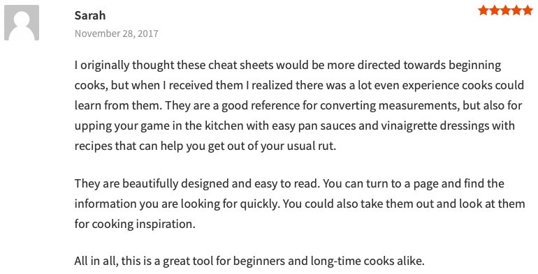 Fearless Fresh Cooking Cheat Sheets gallery image